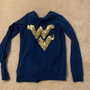VS Pink Button Up Shirt: WVU